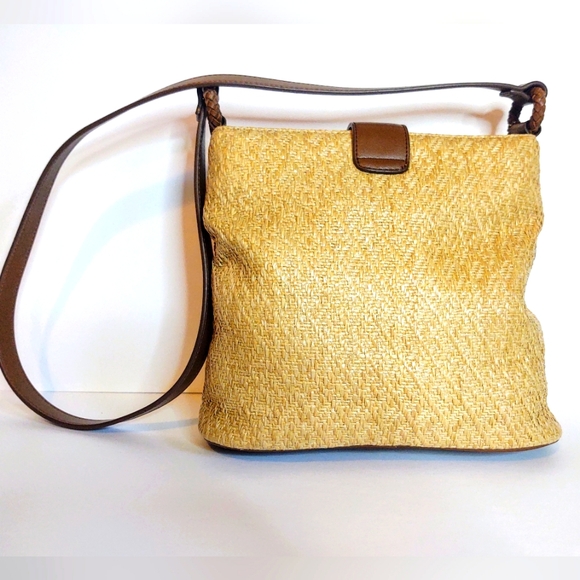 Vtg Relic by Fossil Woven Shoulder Purse - Picture 2 of 14